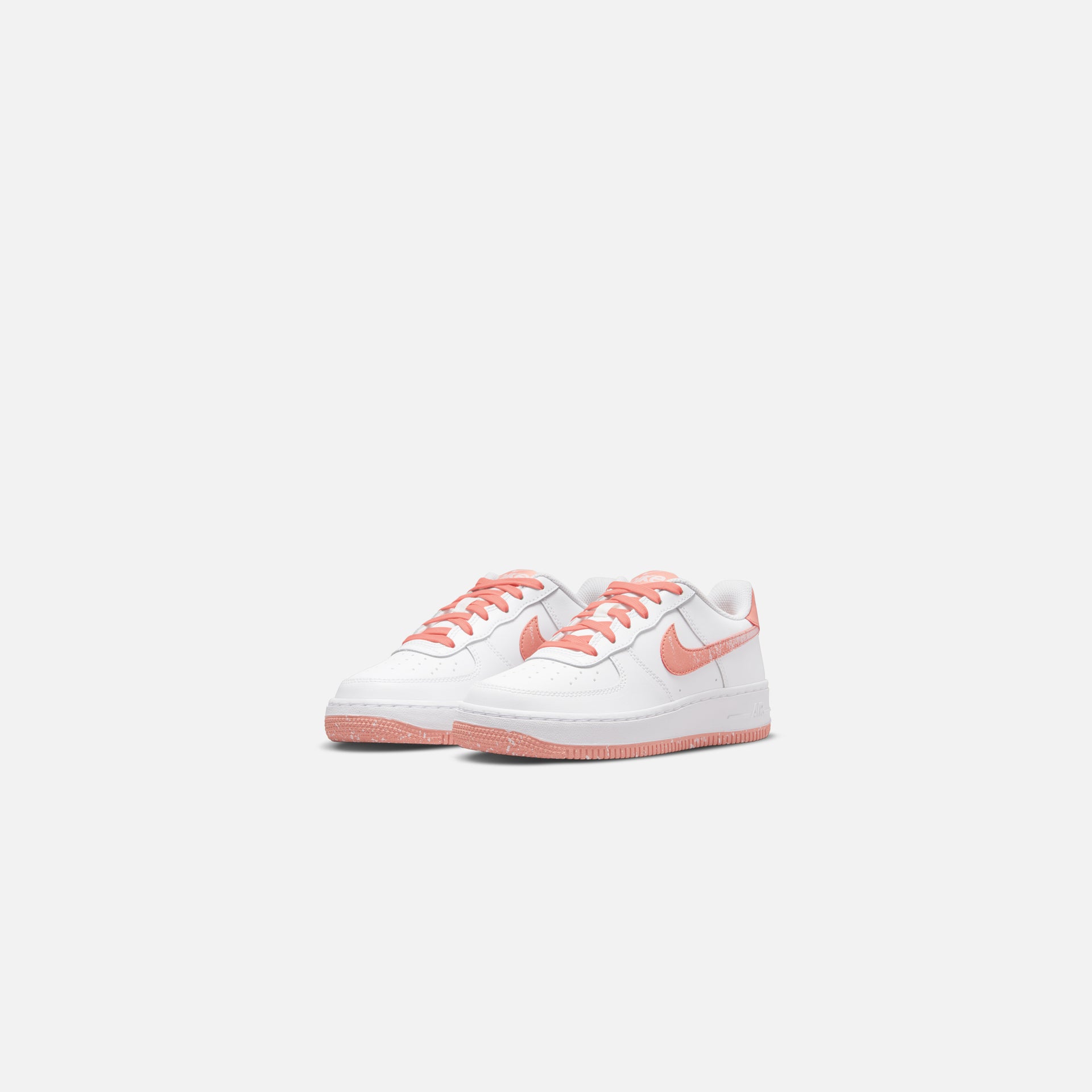 Nike GS Air Force 1 LV8 - White / Light Madder Root / Aura