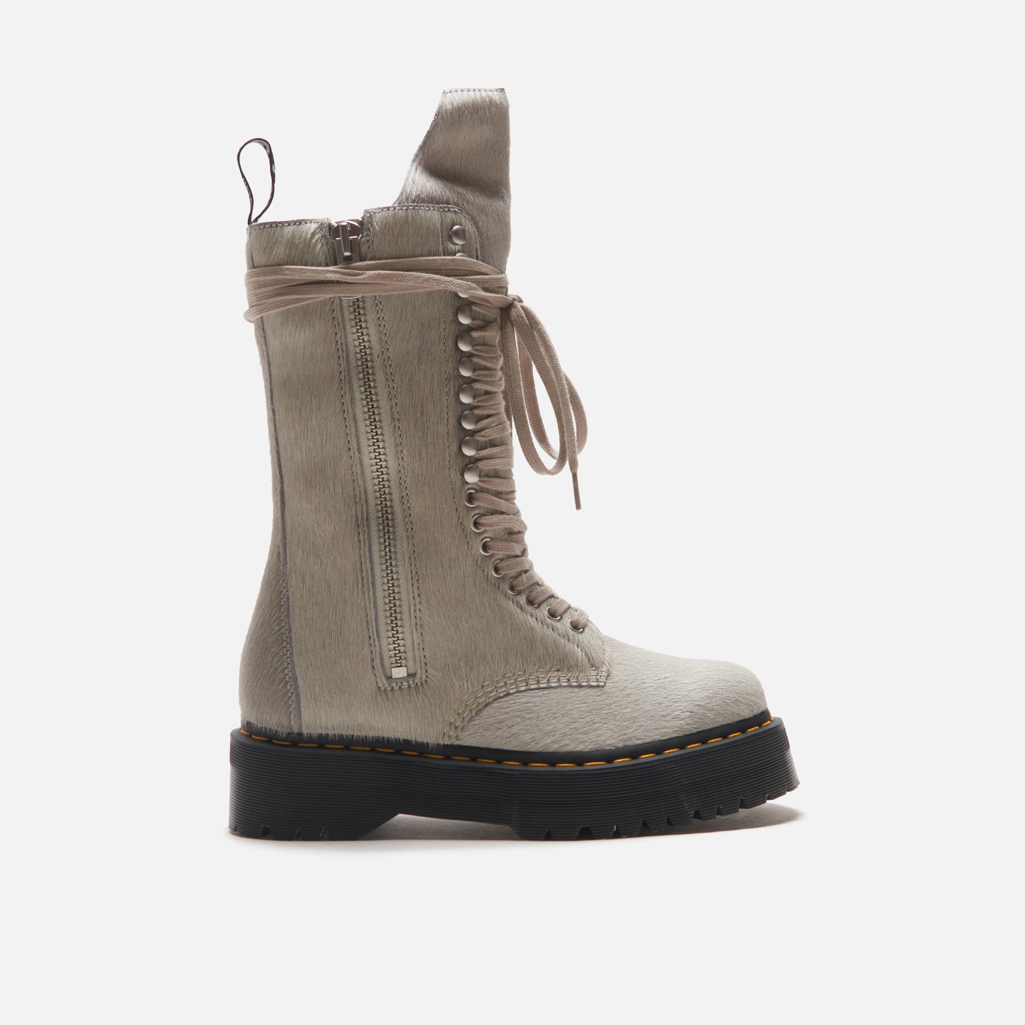 Dr. Martens x Rick Owens Quad Sole Calf Length Boot - Pearl – Kith 