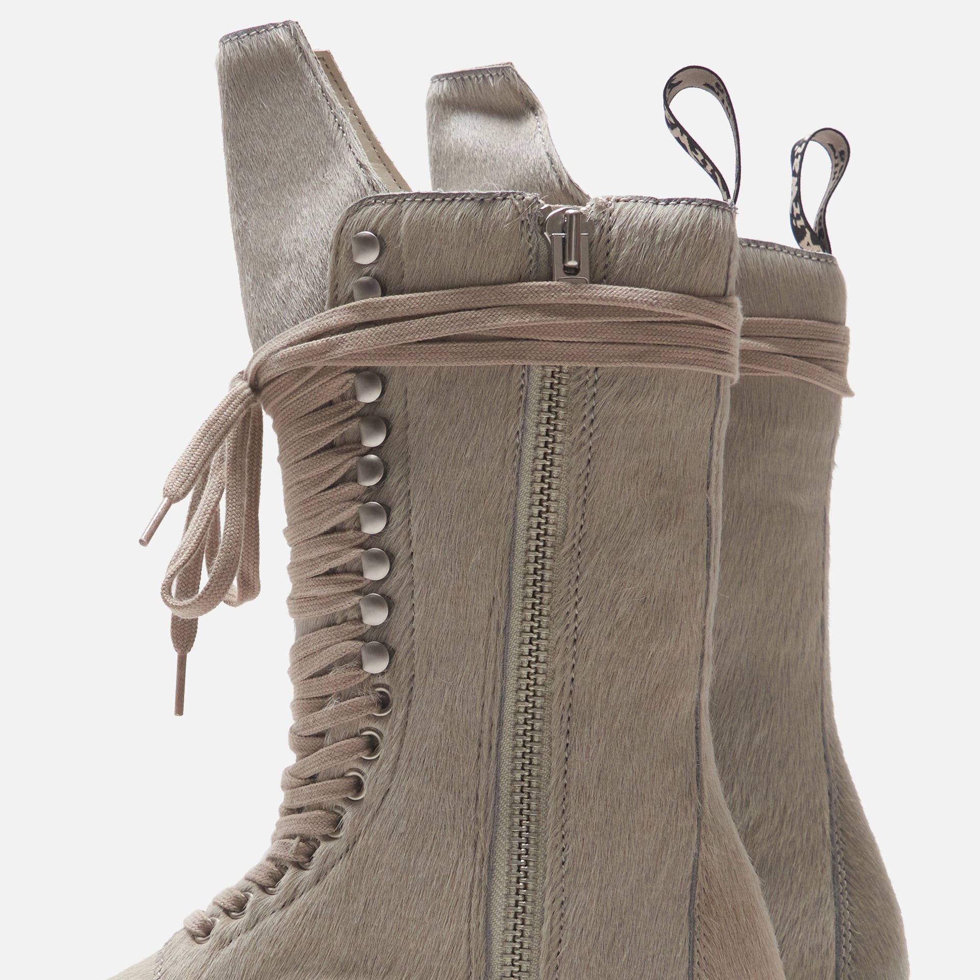 Dr. Martens x Rick Owens Quad Sole Calf Length Boot - Pearl