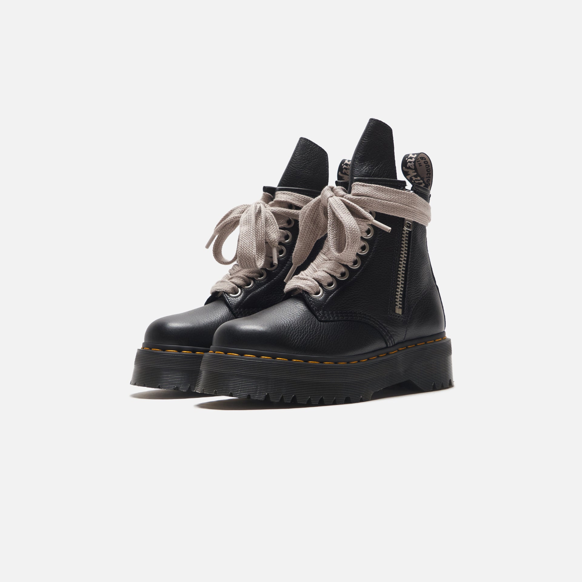 Dr. Martens x Rick Owens Quad Sole Jumbo Lace Boot - Black