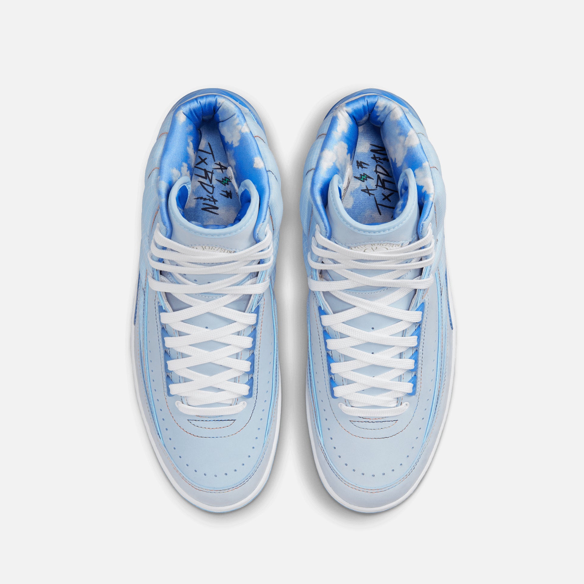 Nike x J Balvin Air Jordan 2 Retro SP - Celestine Blue / White