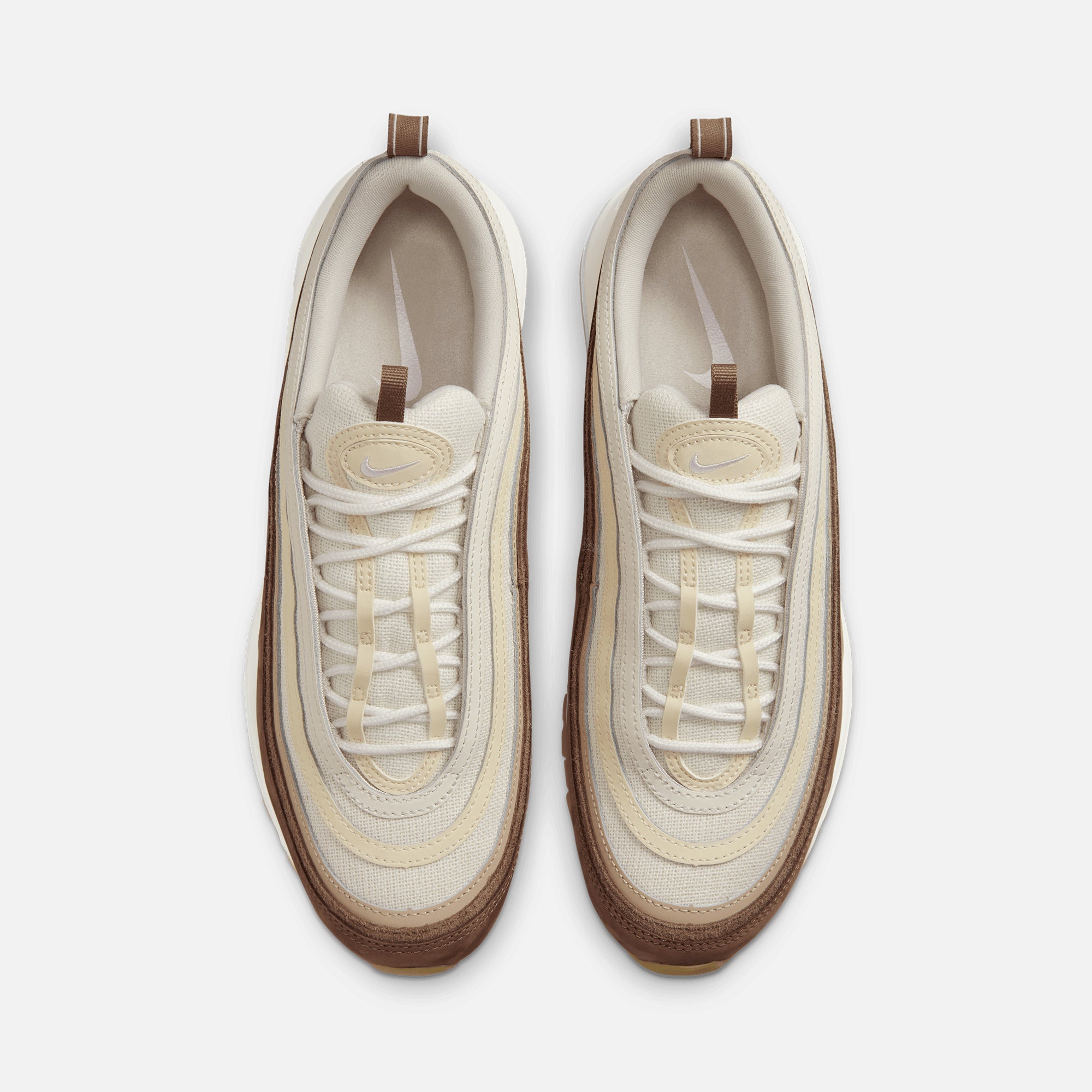 nike air max 97 tan and white