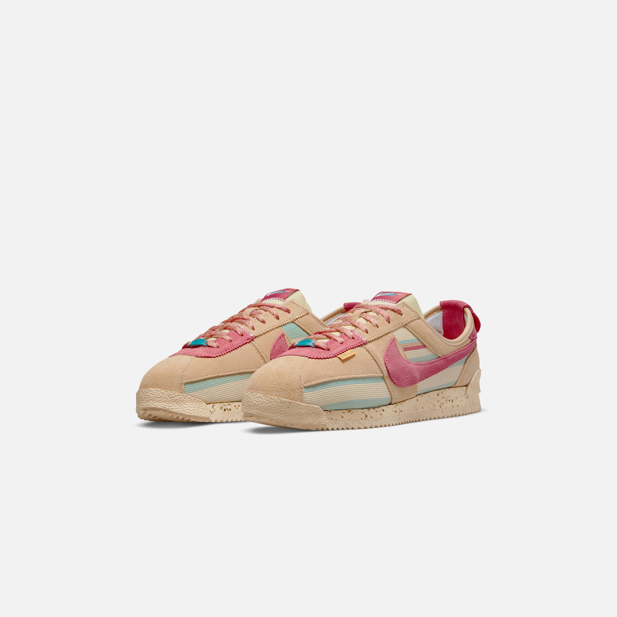 Nike x Union Cortez SP - Sesame / Pink Clay / Dutch Green