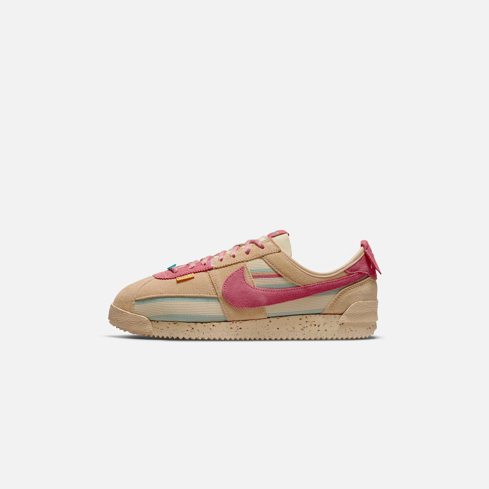 Nike x Union Cortez SP - Sesame / Pink Clay / Dutch Green