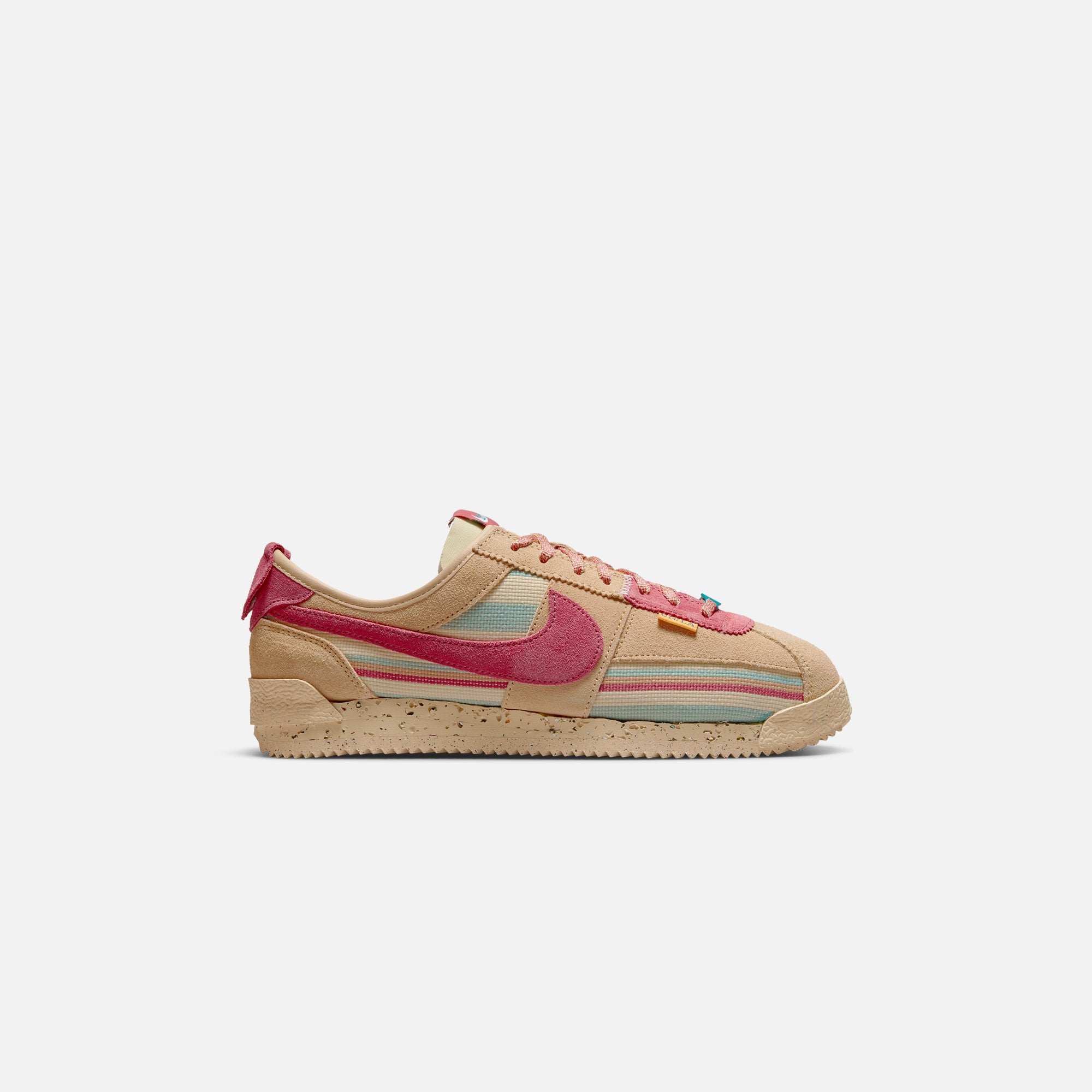 Nike x Union Cortez SP - Sesame / Pink Clay / Dutch Green – Kith 