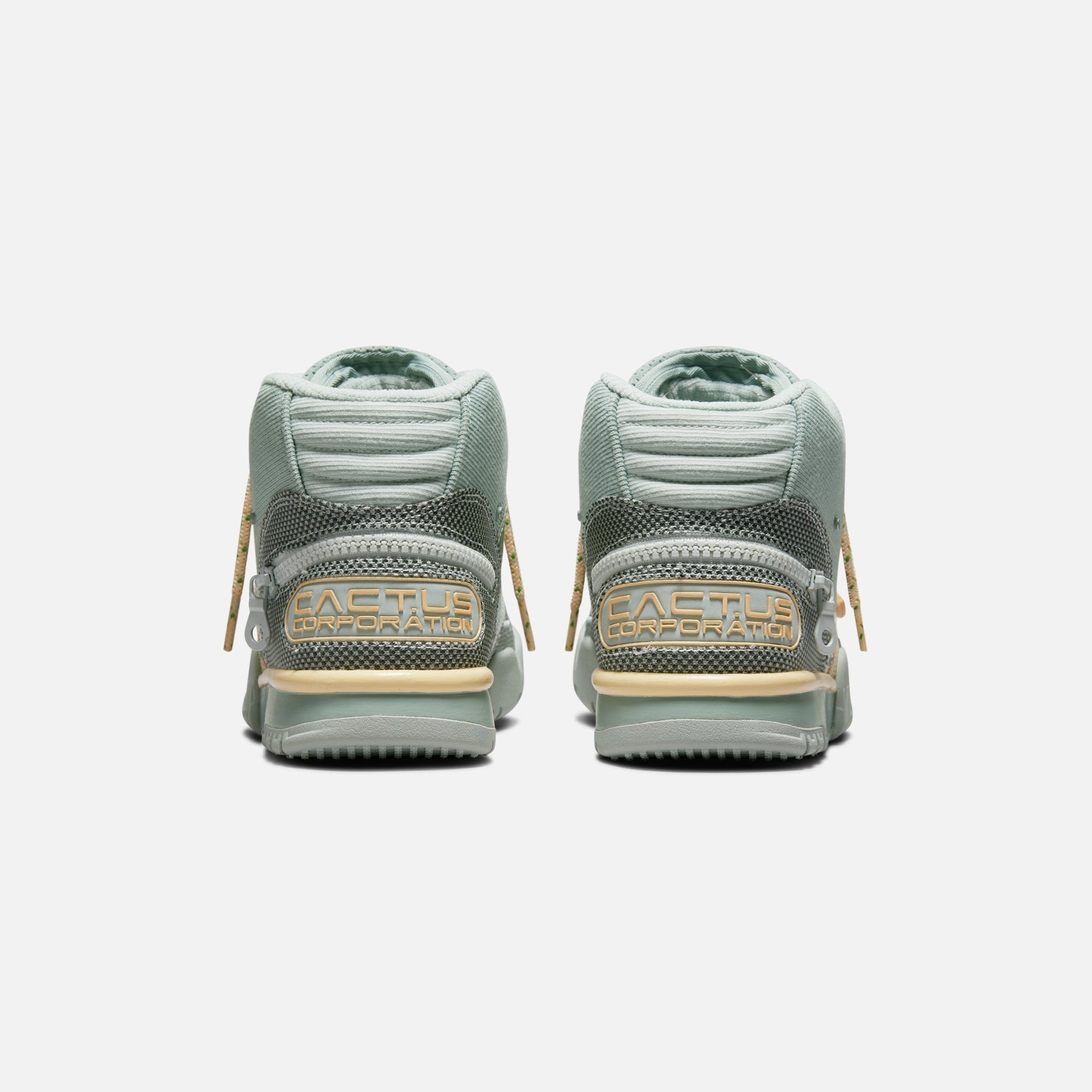 Nike x Travis Scott Air Trainer 1 Cactus Jack - Grey Haze / Olive Aure / Canvas / Dusty Sage