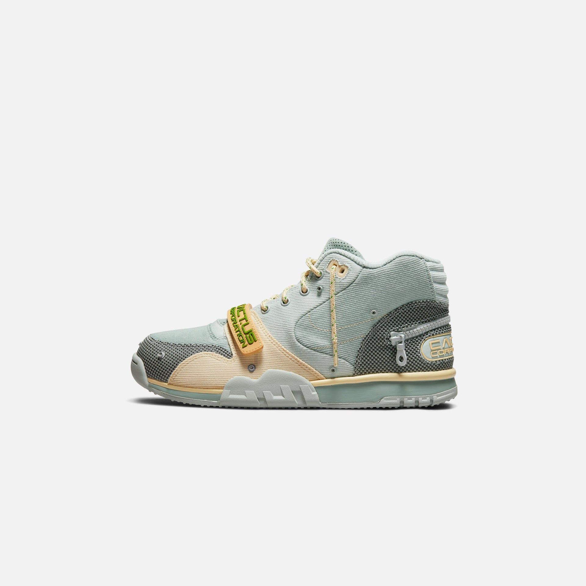 Nike x Travis Scott Air Trainer 1 Cactus Jack - Grey Haze / Olive Aure / Canvas / Dusty Sage