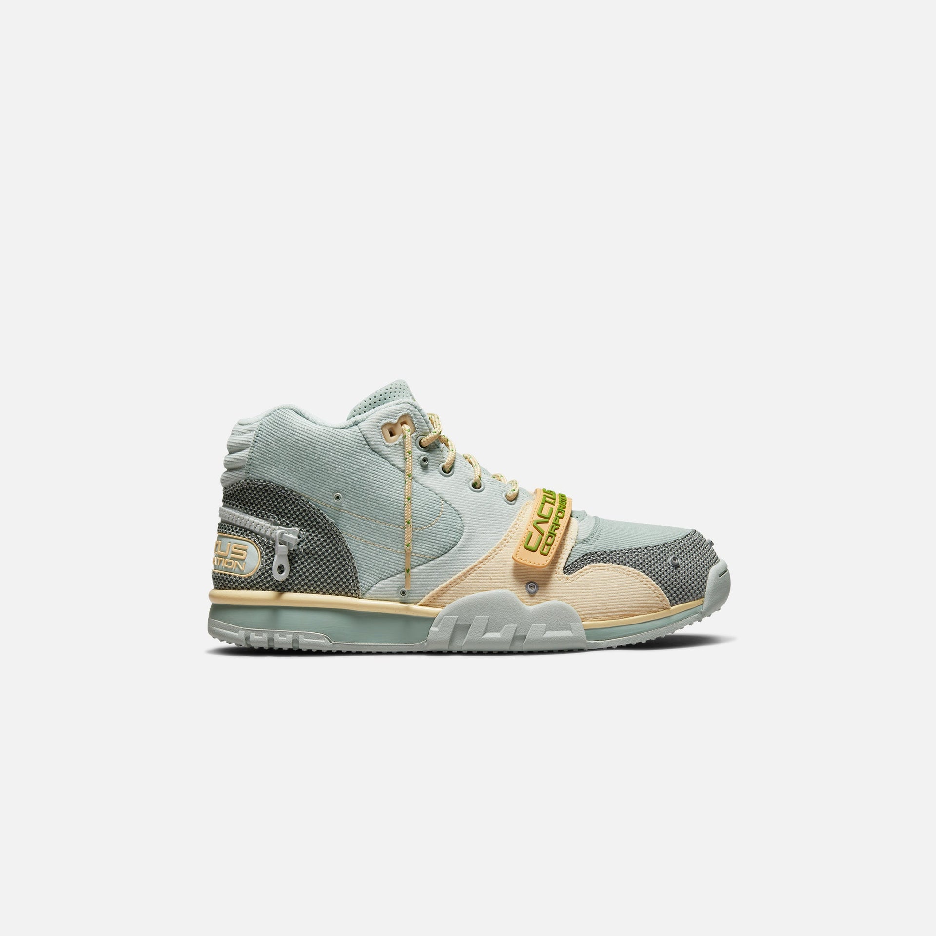 Nike x Travis Scott Air Trainer 1 Cactus Jack - Grey Haze / Olive Aure / Canvas / Dusty Sage