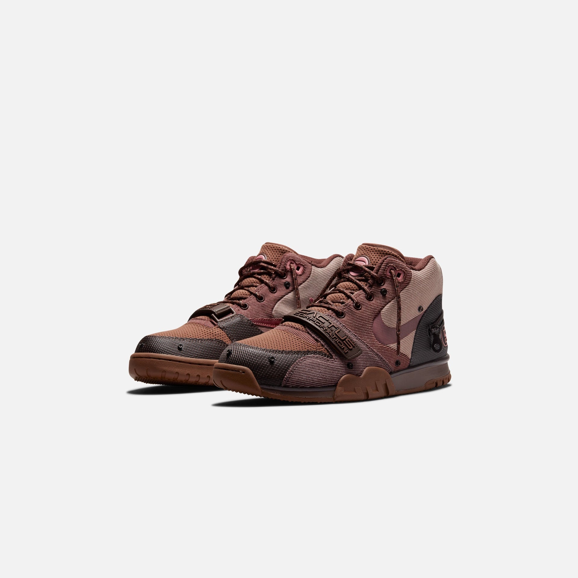 Nike x Travis Scott Air Trainer 1 Cactus Jack - Light Chocolate / Rust Pink / Archaeo Brown