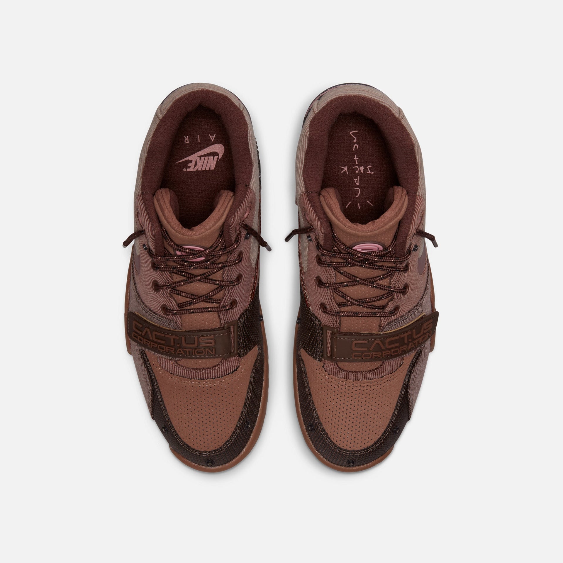 Nike x Travis Scott Air Trainer 1 Cactus Jack - Light Chocolate / Rust Pink / Archaeo Brown