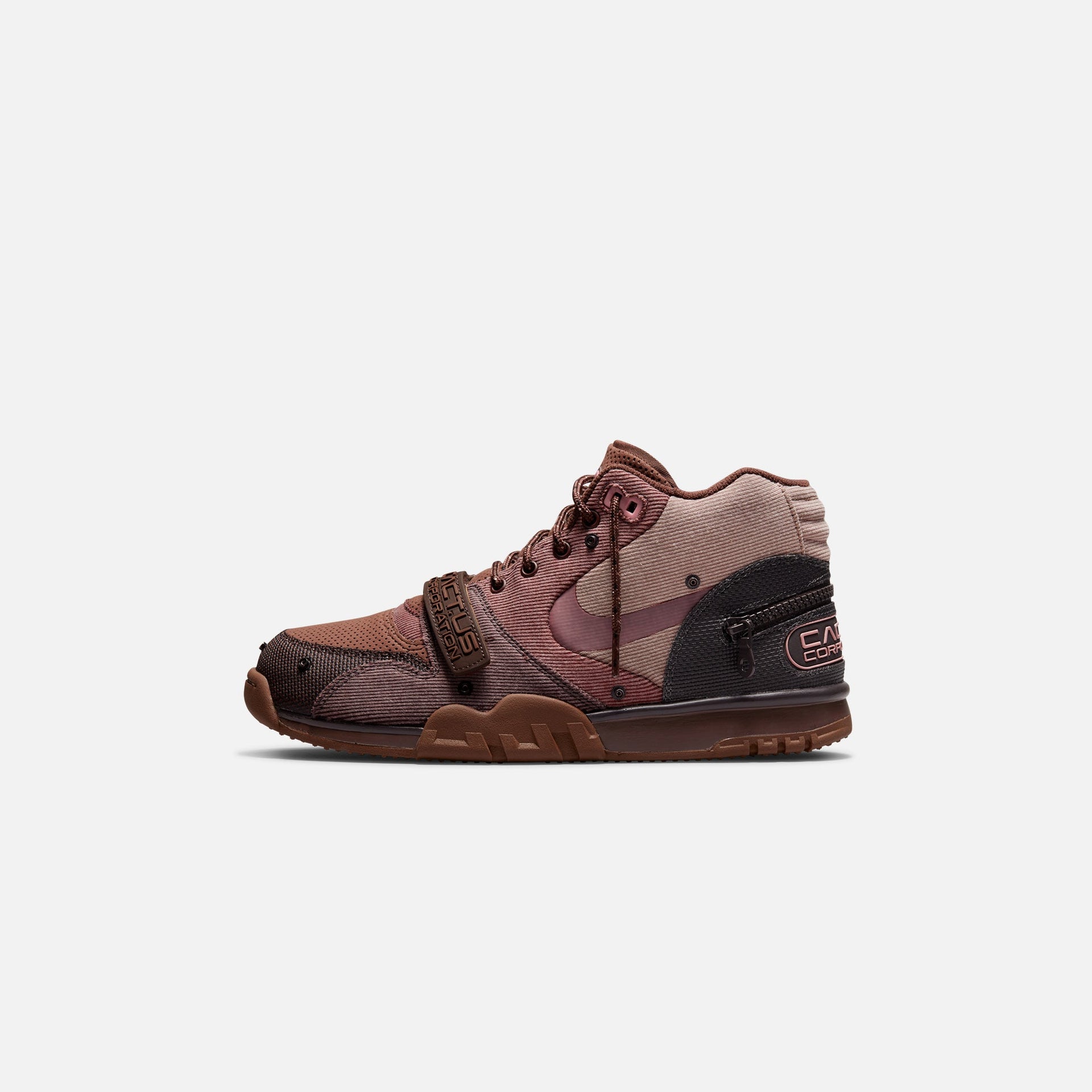 Nike x Travis Scott Air Trainer 1 Cactus Jack - Light Chocolate / Rust Pink / Archaeo Brown