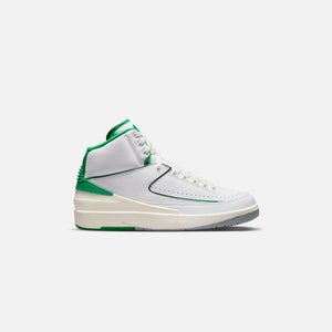 Nike Grade School Air Jordan 2 Retro - White / Lucky Green