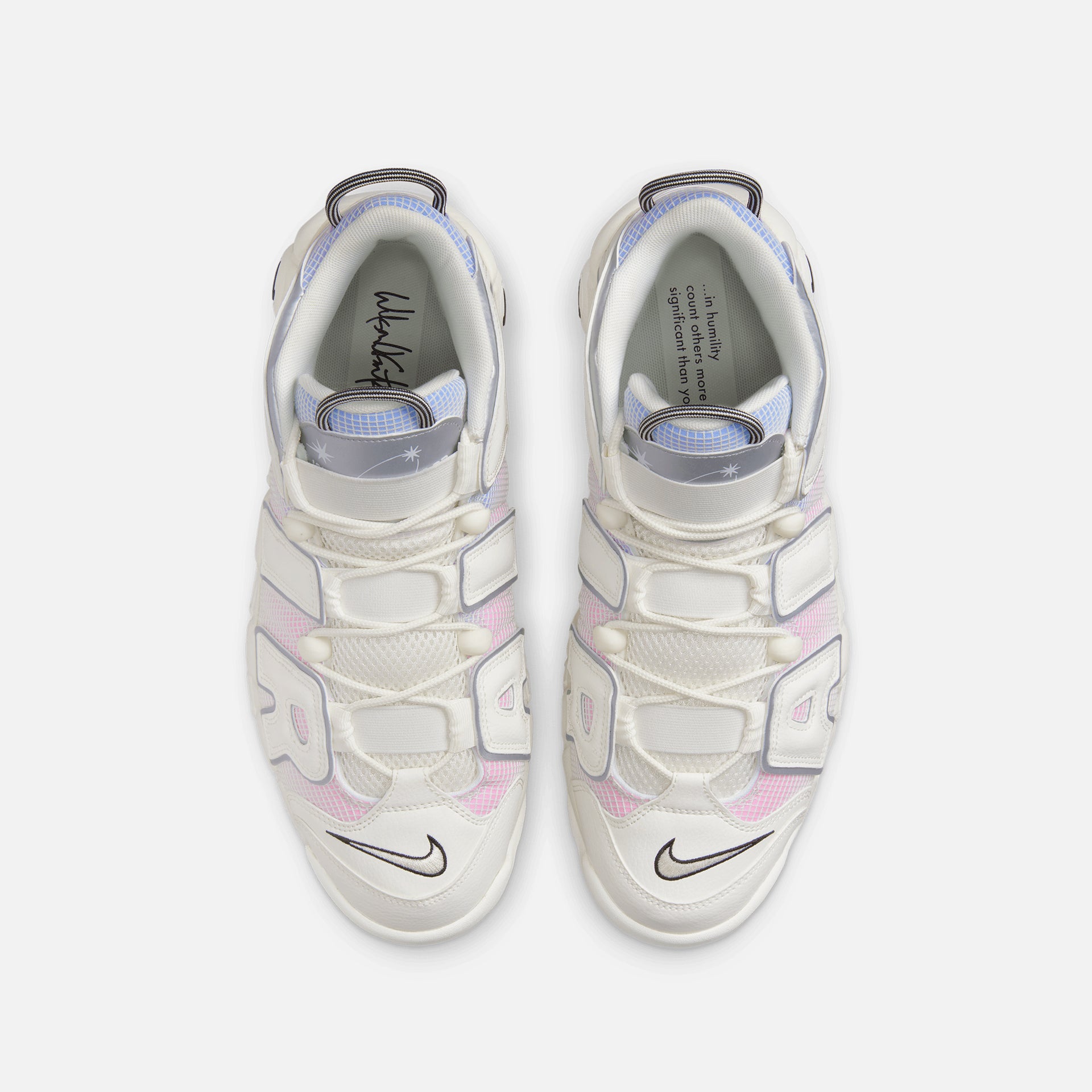 Nike Air More Uptempo `96 - Sail / Black / Light Thistle / Pink