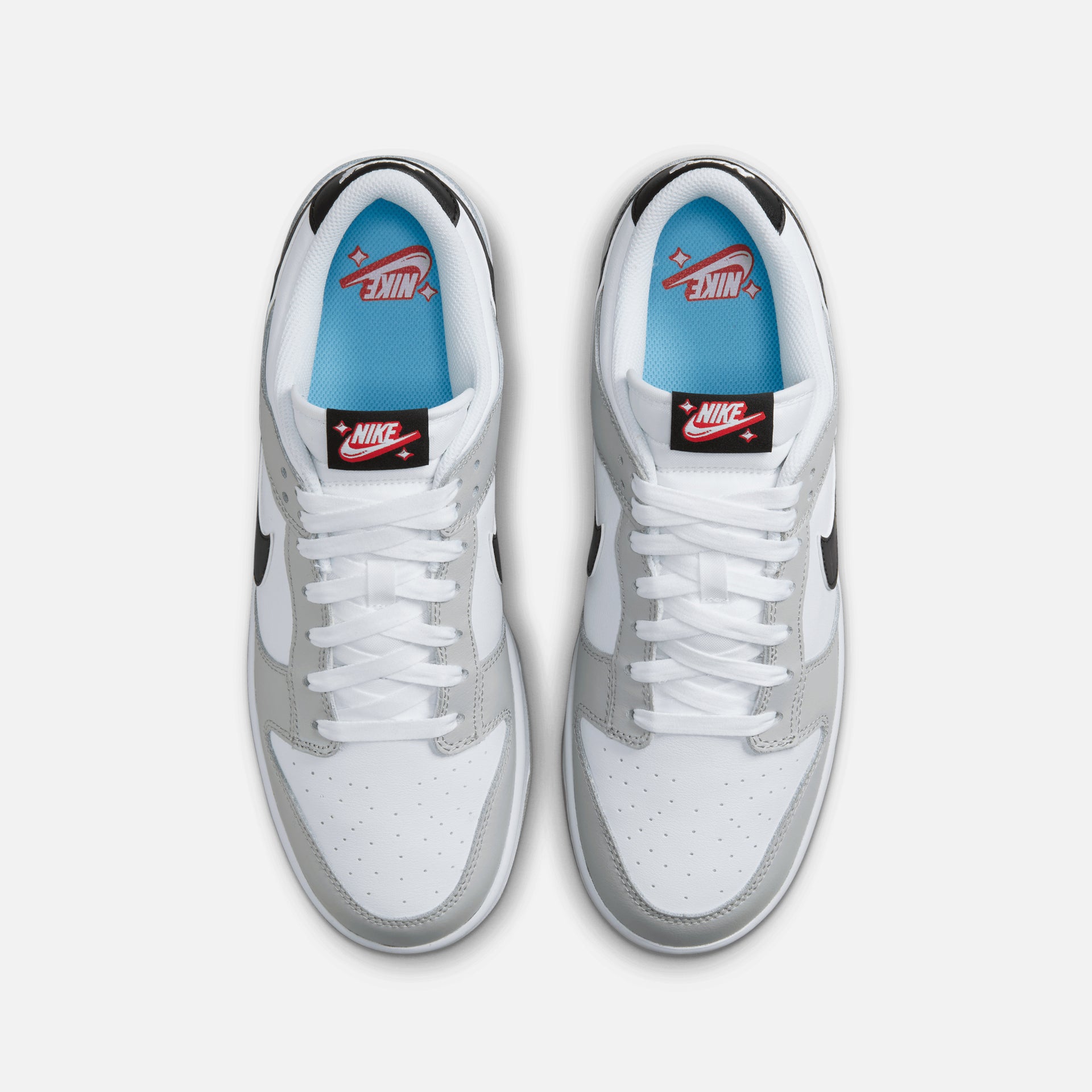 Nike Dunk Low Retro SE - Gris Brouillard / Cramoisi Clair / Bleu Froid