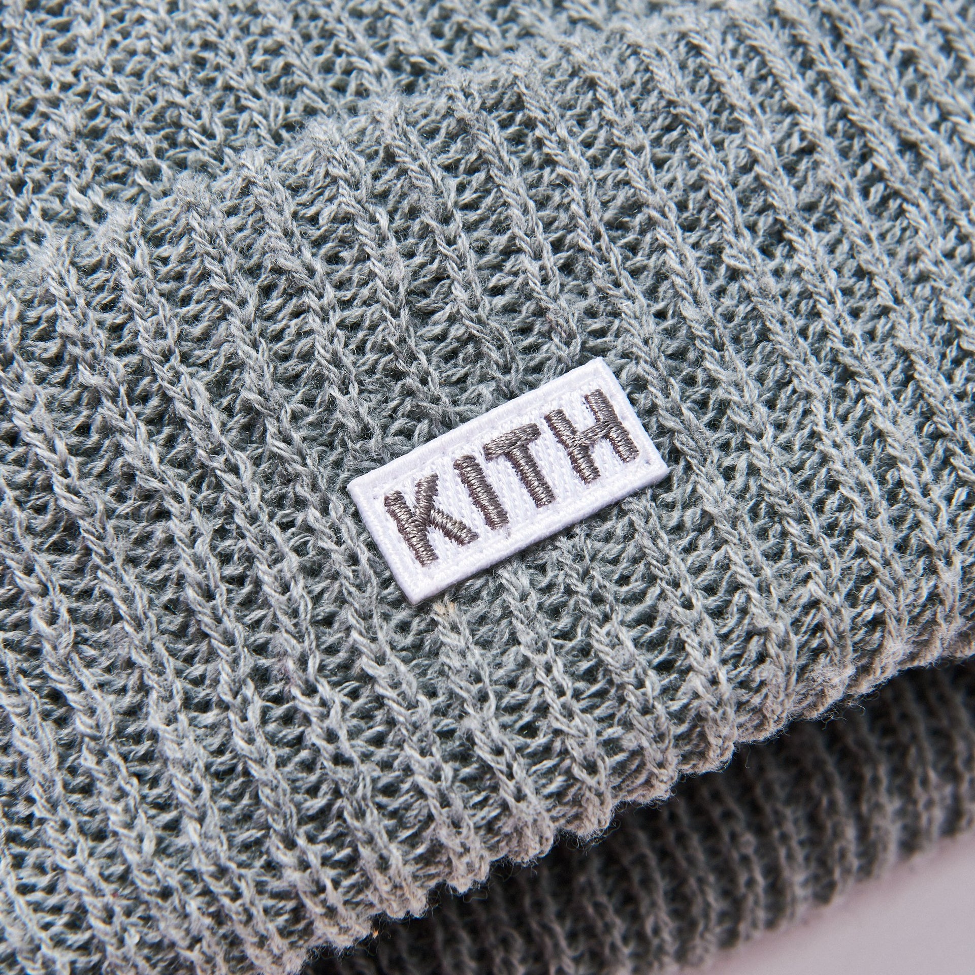 Kith Classic Beanie - Light Heather Grey