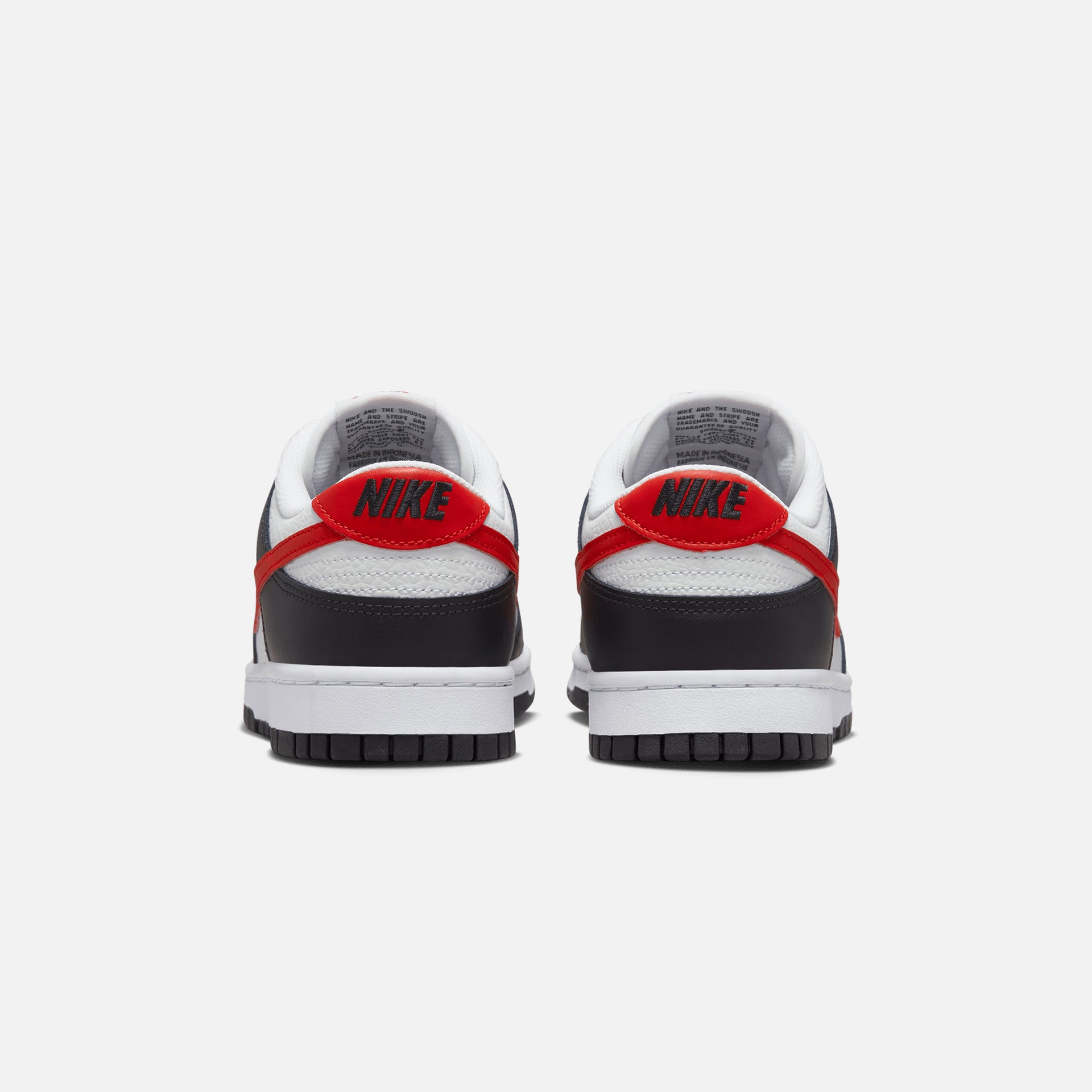 Nike Dunk Low Retro - Noir / Rouge université / Blanc