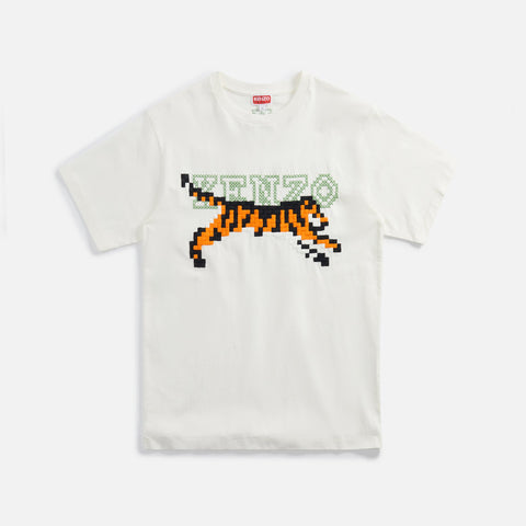 Kenzo Pixel Oversized Tee - Off White