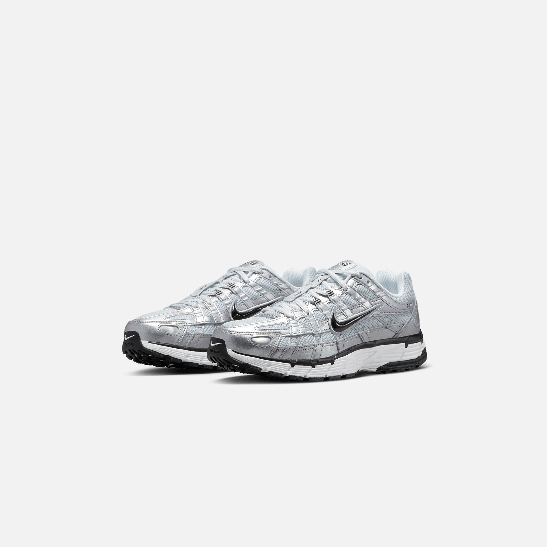 Nike WMNS P-6000 - White / Black / Metallic Silver