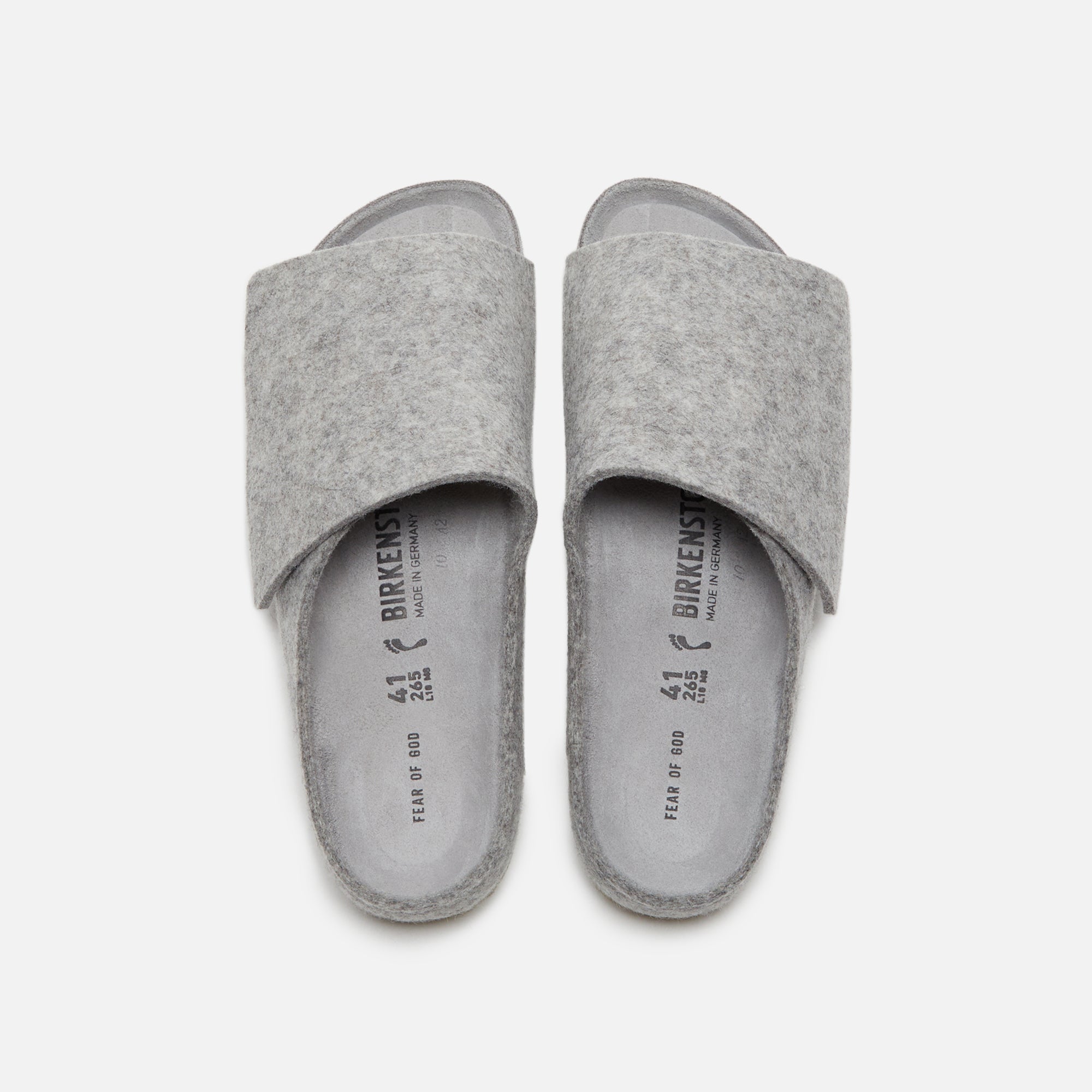 Los Feliz Suede Suede Leather Cement Melange | BIRKENSTOCK