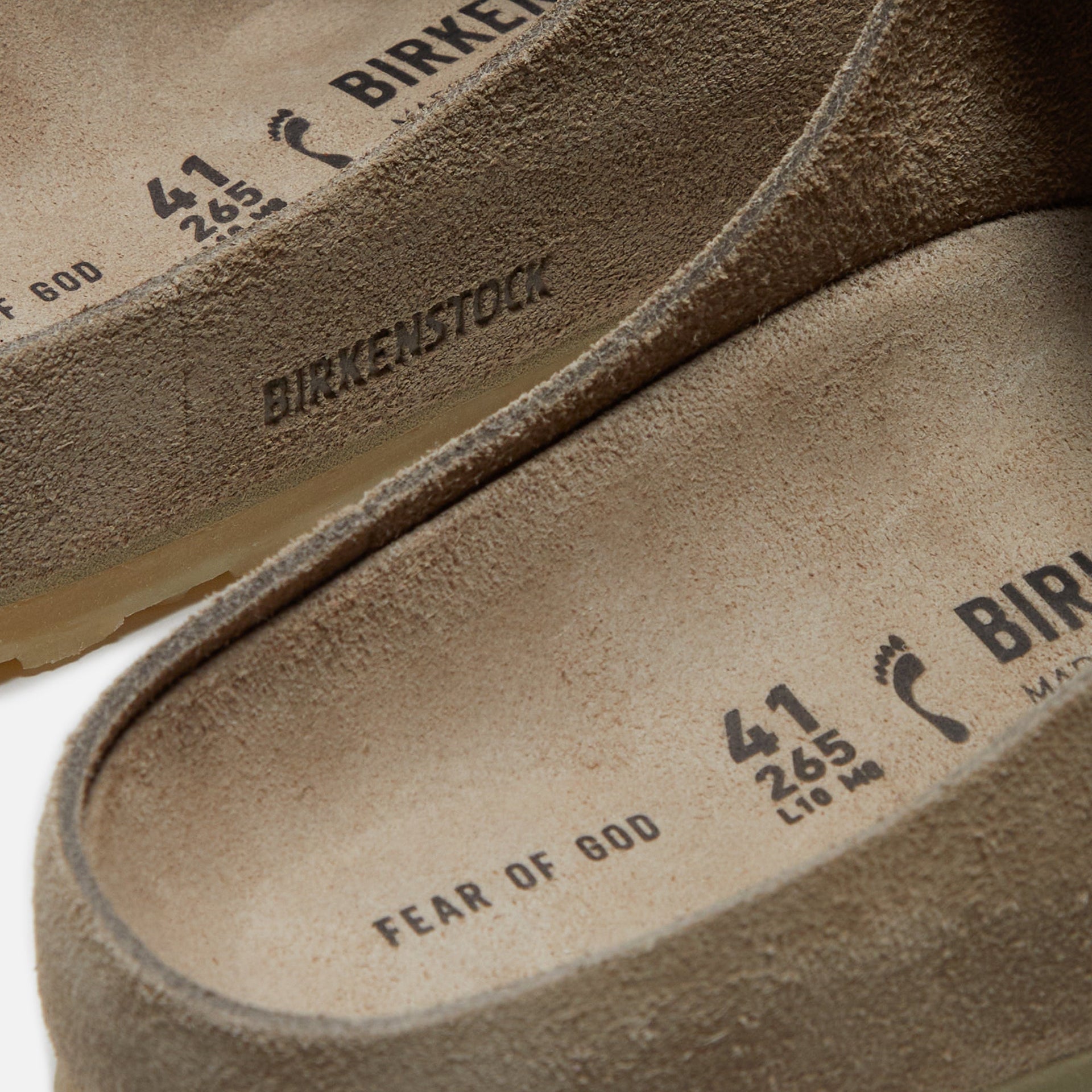 Birkenstock x Fear of God The Los Feliz - Taupe