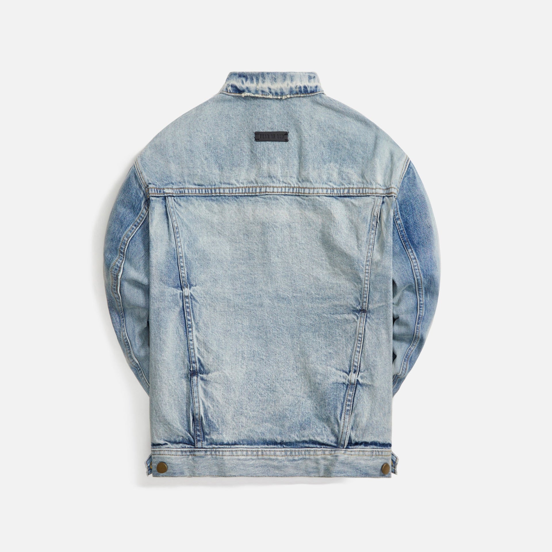 Fear of God Denim Trucker Jacket 5 Year Wash - Blue