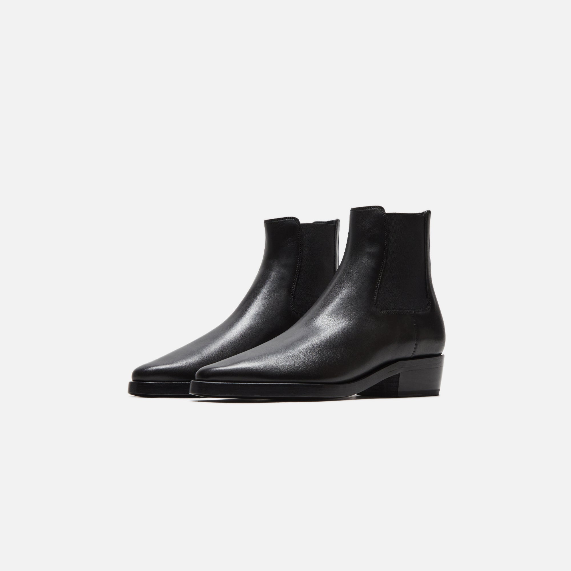 Fear of God Eternal Cowboy Boot Flat Leather - Black – Kith Europe