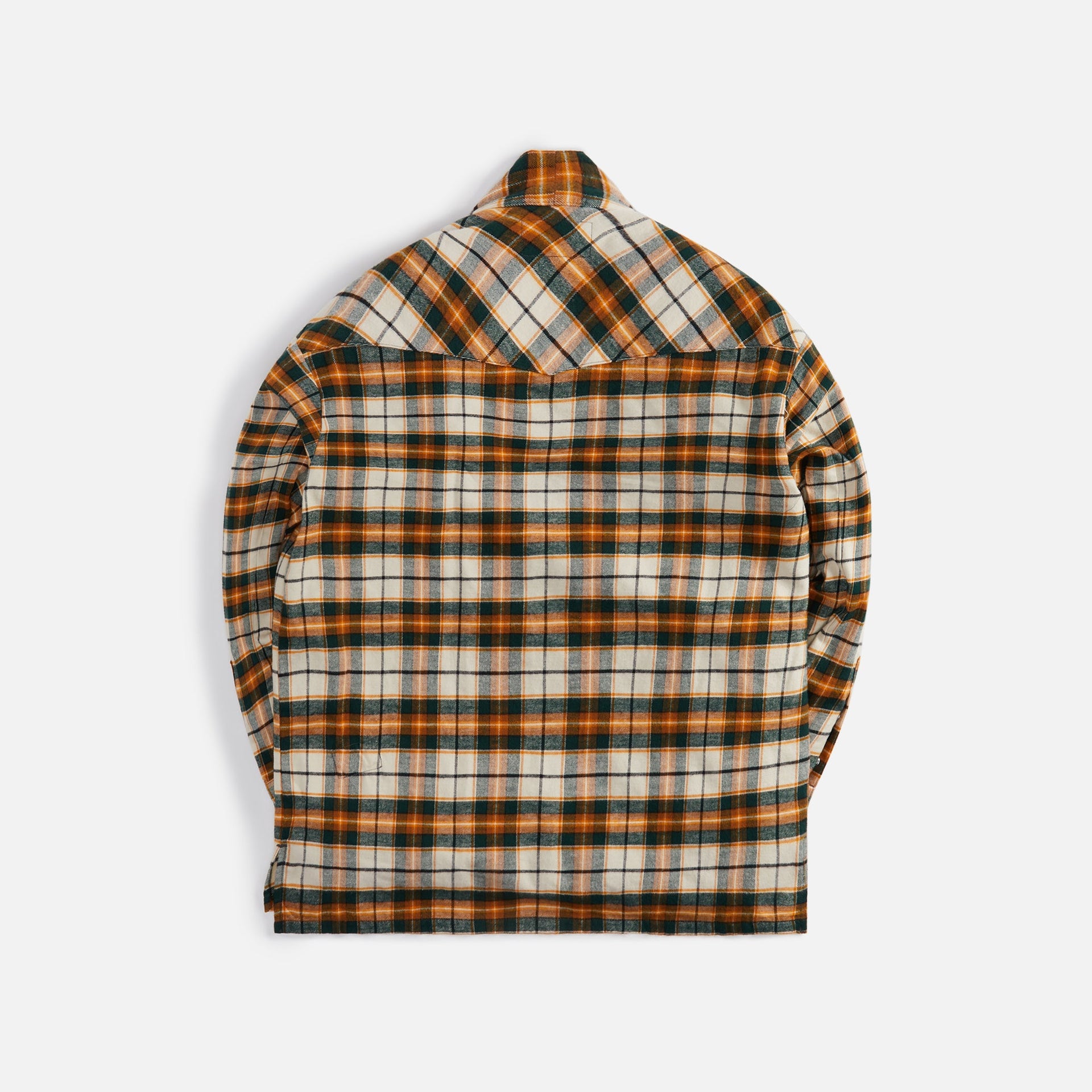 Greg Lauren Western GL1 - Green / Orange Plaid