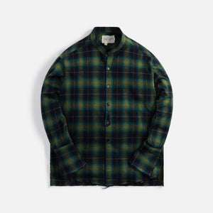 Greg Lauren Studio Shirt - Green Plaid