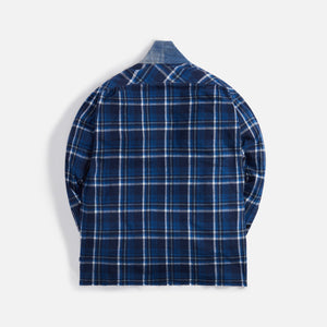 Greg Lauren  GL1 - Blue Plaid