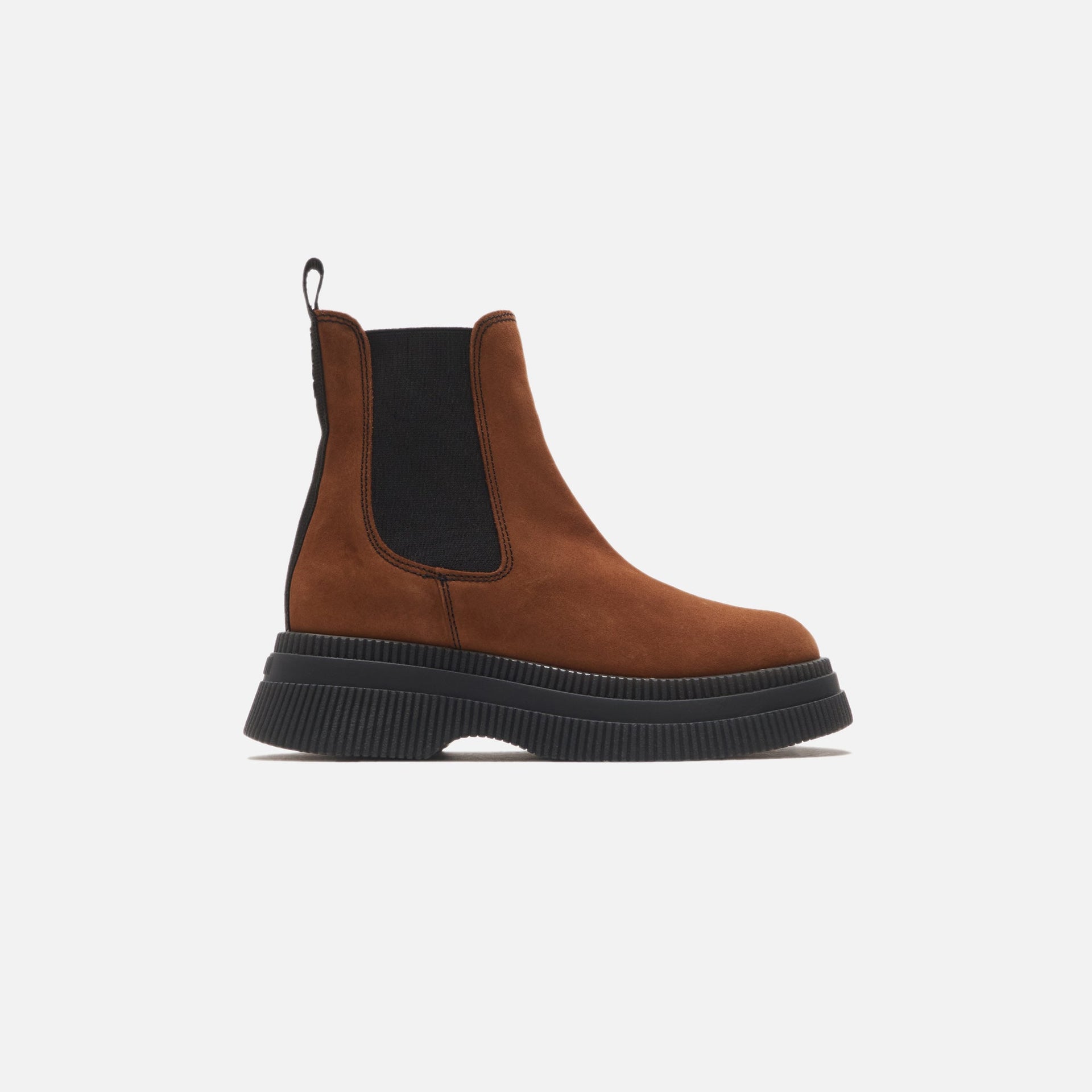 Ganni Creepers Chelsea Boot - Cognac