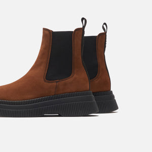 Ganni Creepers Chelsea Boot - Cognac