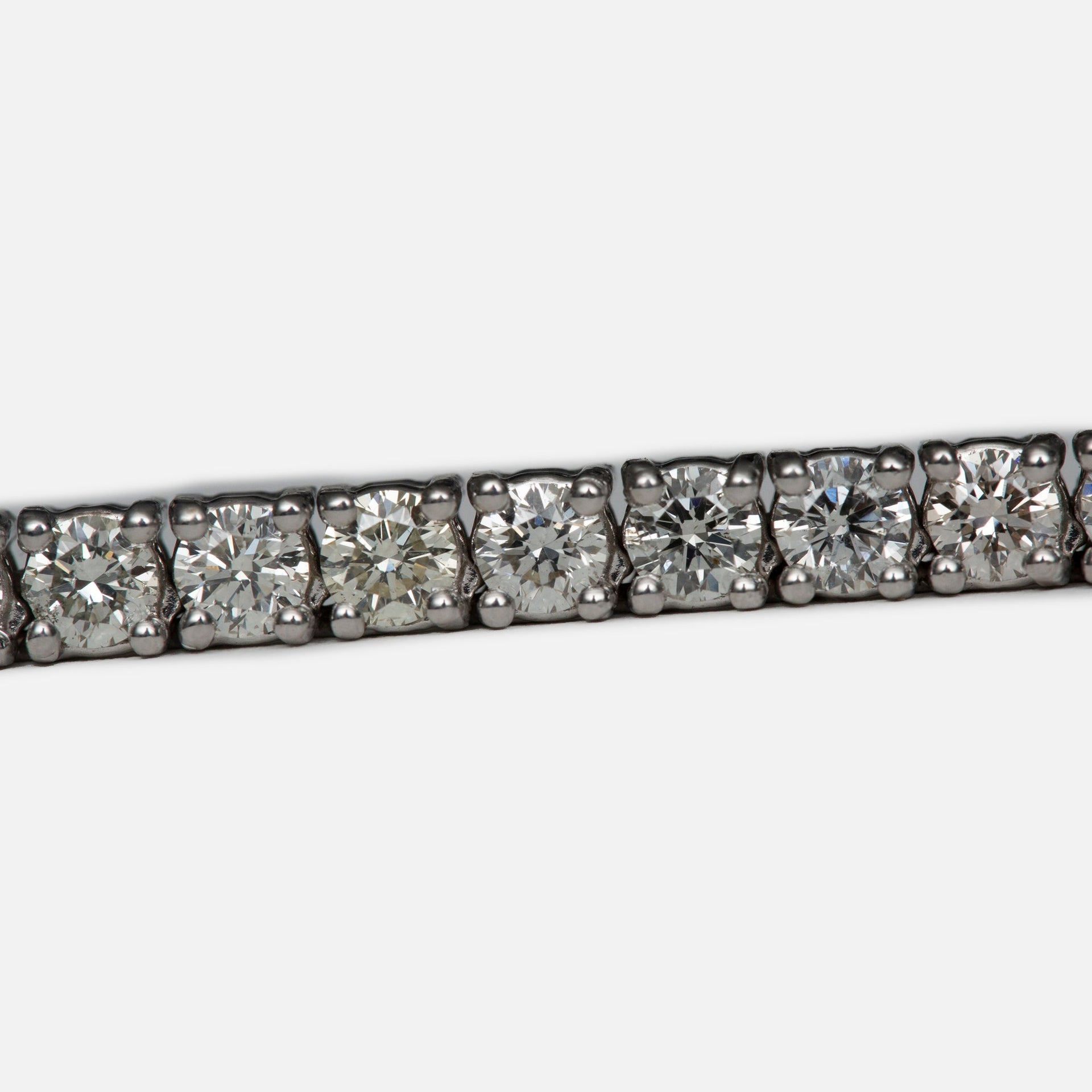 Greg Yuna 20 Pointer Tennis Bracelet - White Gold