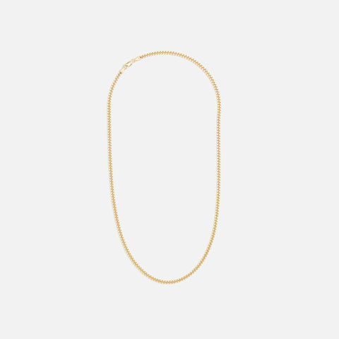 Her Children Curb Chain - Yellow Gold