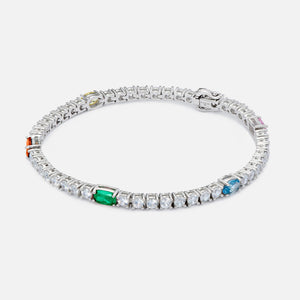 Hatton Labs Accent Tennis Bracelet - Sterling Silver