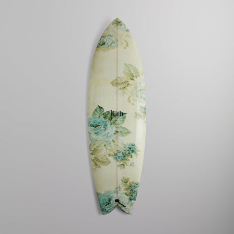 Kith for Haydenshapes Vintage Roses Twin Surfboard - Waffle
