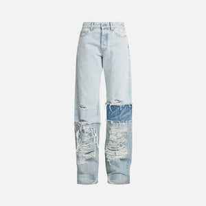 Heron Preston Layered Denim Baggy Pant - Light Blue – Kith Europe