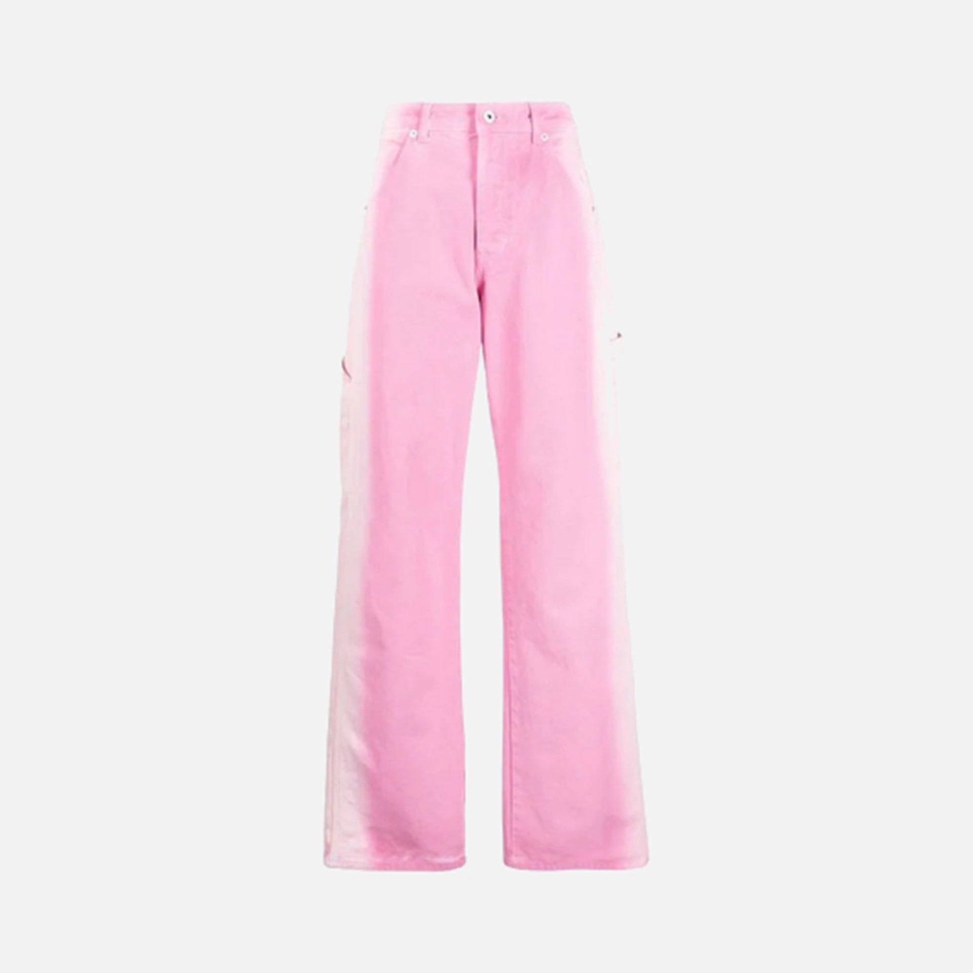 Heron Preston Gradient Denim Carpenter Pant - Fuchsia Pink