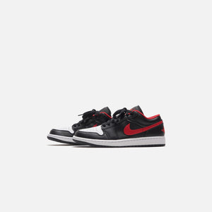 JORDAN RA#111681 Nike Air Jordan 1 Low - Black / Fire Red / White