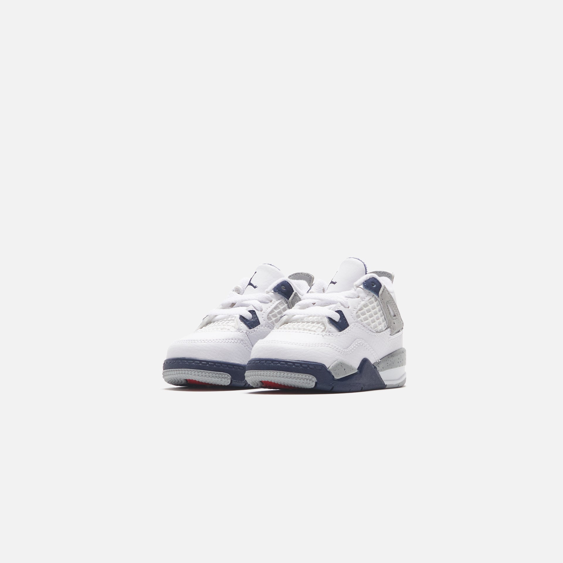 Nike TD Air Jordan 4 Retro - Midnight Navy / White Cement
