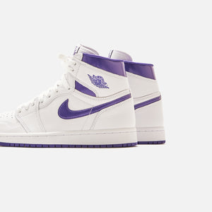 Nike WMNS Air Jordan 1 High OG - White / Court Purple