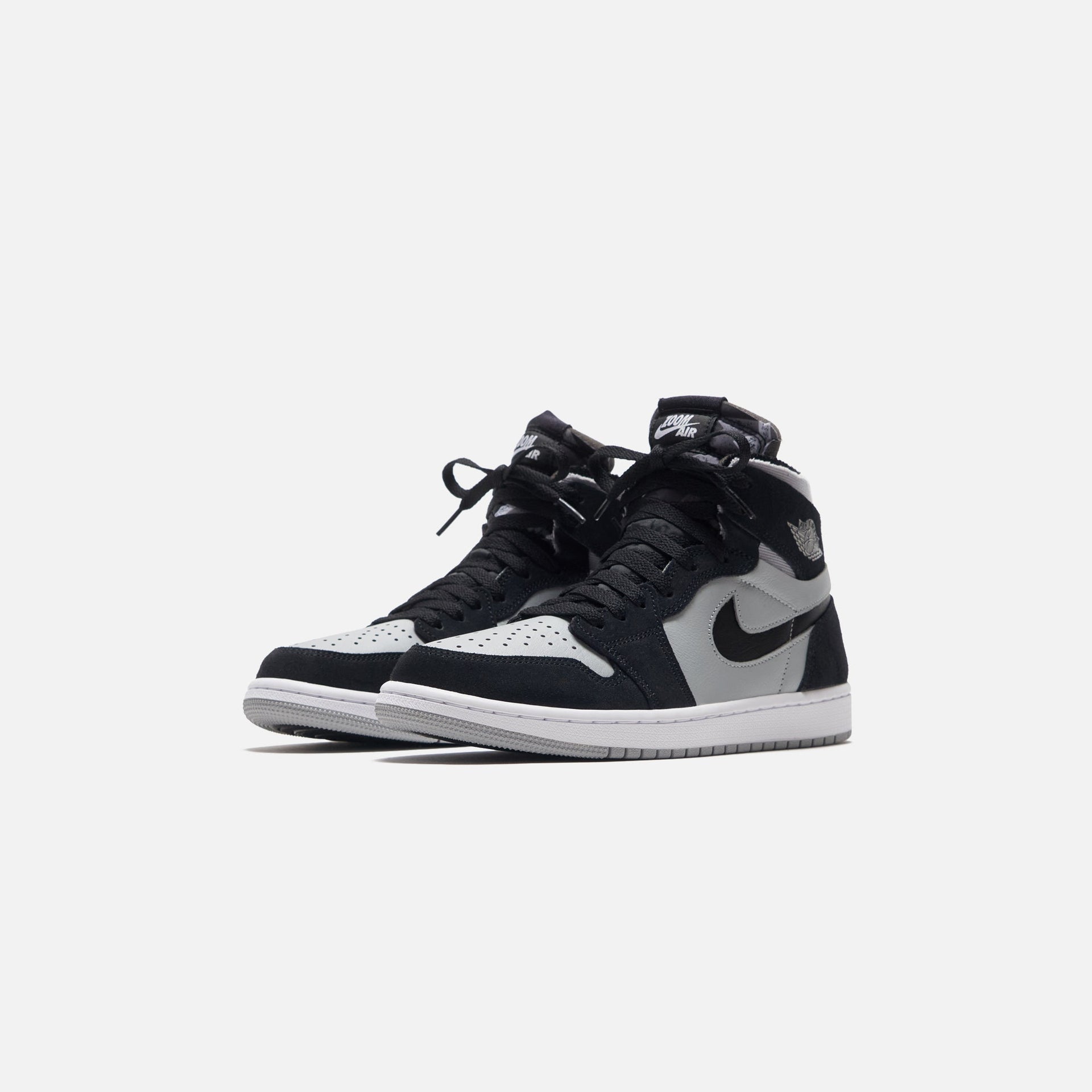 Nike Air Jordan 1 Zoom Cmft - Black / White / Light Smoke Grey