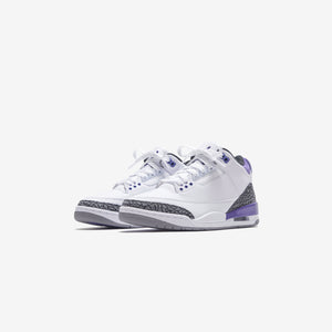 Nike Air Jordan 3 Retro - White / Black / Dark Iris / Violet Haze