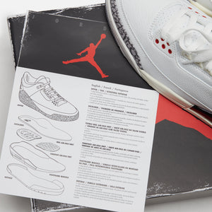 Nike Air Jordan 3 Retro - Summit White / Fire Red / Black / Cement