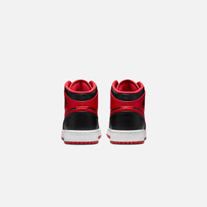 Nike Grade School Air Jordan 1 Mid - Black / Fire Red / White