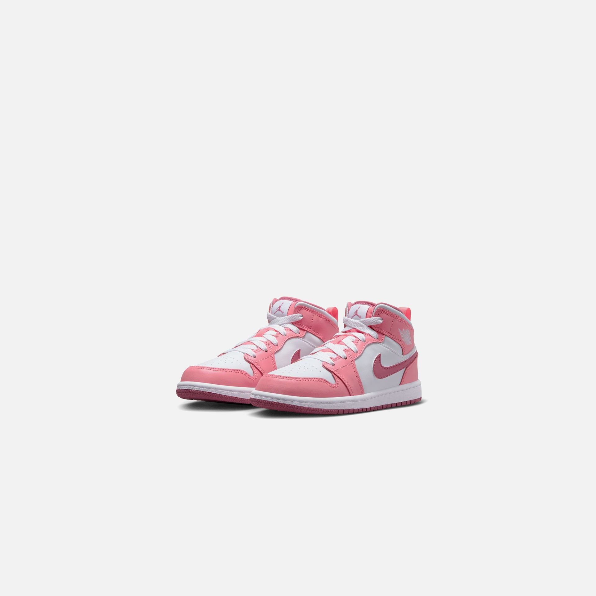 Jordan Pre-School Air Jordan 1 Mid - Coral Chalk / Desert Berry / White