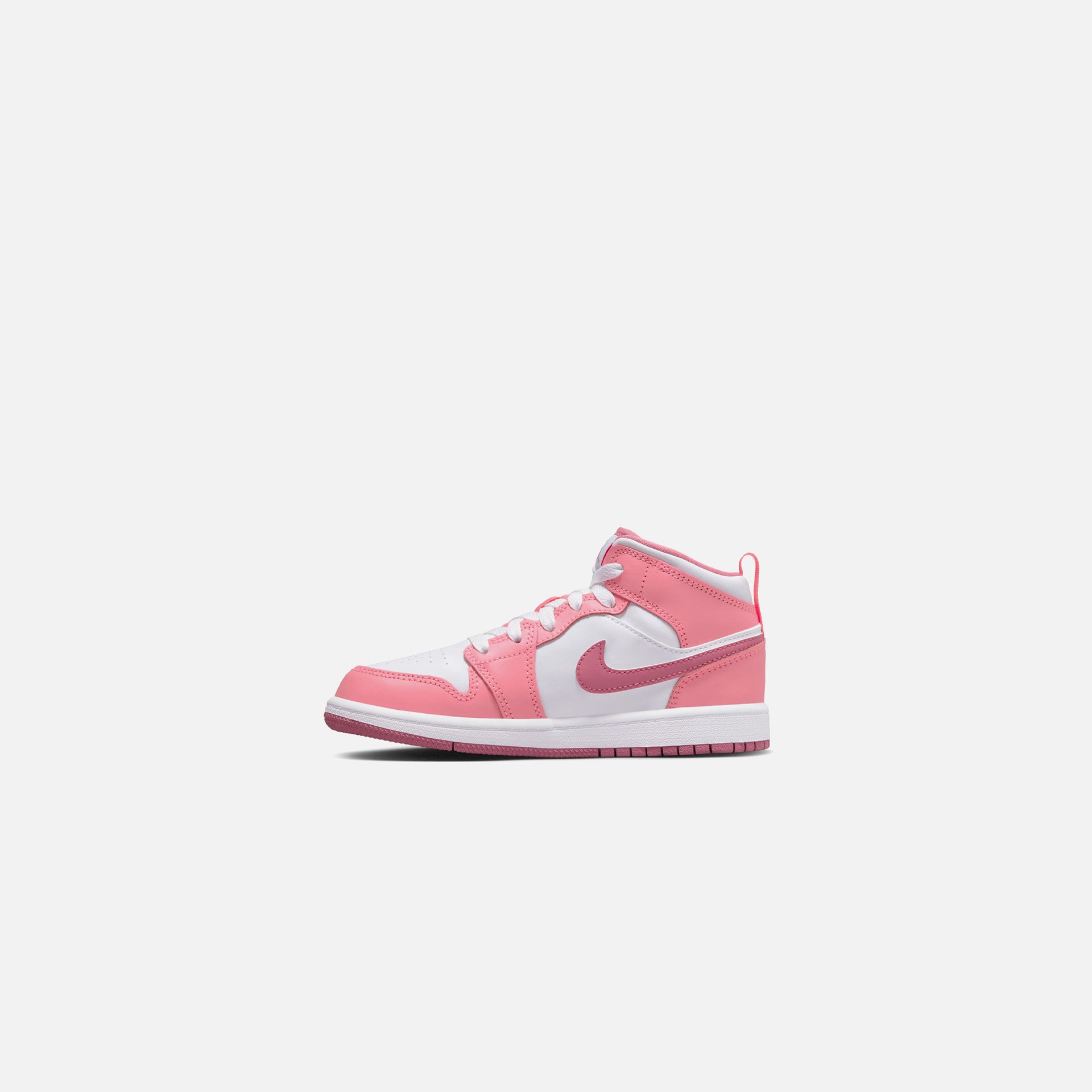 Jordan Pre-School Air Jordan 1 Mid - Coral Chalk / Desert Berry / White