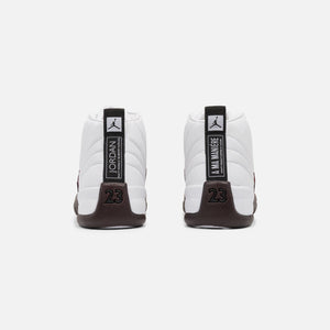 Nike x A Ma Maniére WMNS Air Jordan 12 Retro SP - White / Black / Burgundy Crush