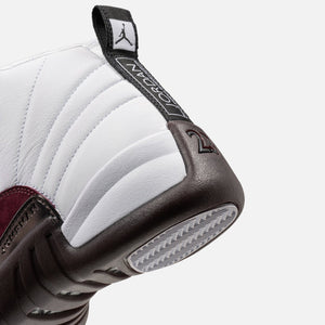 Nike x A Ma Maniére WMNS Air Jordan 12 Retro SP - White / Black / Burgundy Crush