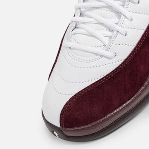 Nike x A Ma Maniére WMNS Air Jordan 12 Retro SP - White / Black / Burgundy Crush