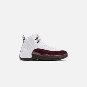 Nike x A Ma Maniére WMNS Air Jordan 12 Retro SP - White / Black / Burgundy Crush